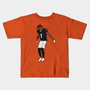 Ja'Marr Chase Celebration Kids T-Shirt